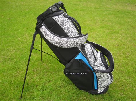 Vessel 2022 Michael Jordan's GROVE XXIII Leather Carry Stand Bag - Graffiti - Black & Blue ...