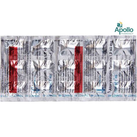 Tonact 40 Tablet 15's Price, Uses, Side Effects, Composition - Apollo ...