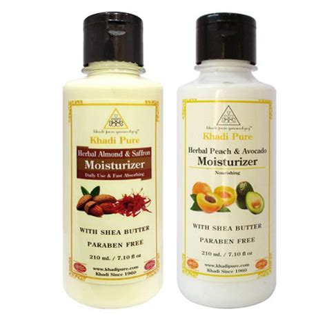 Buy Khadi Pure Peach Avocado SLS & Almond Saffron SLS Moisturizing ...