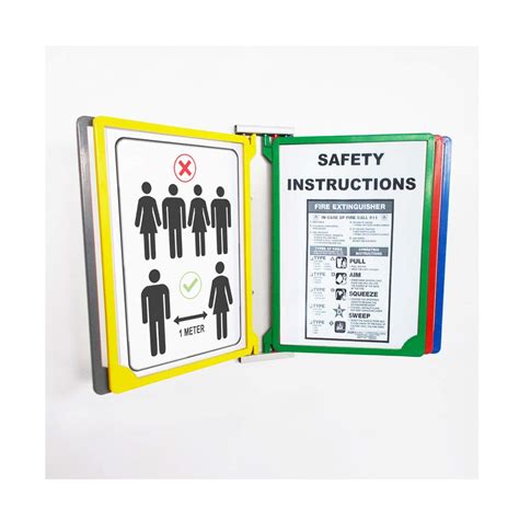 Infomate Supreme Wall Unit A3 Size with 5 Folder Multicolored folders ...