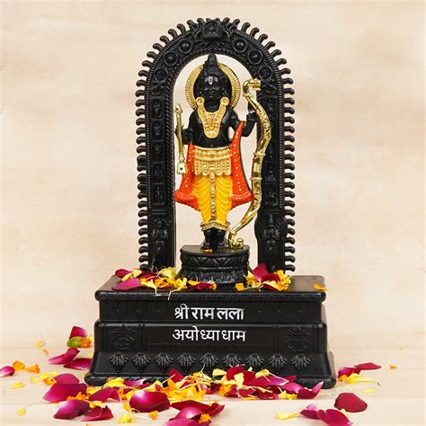 Ayodhya Ram Lalla Idol Gold Finish - 12 Inch – Prabhubhakti