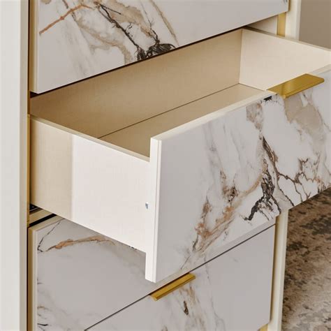 Buy Modern Radiance Chest of 4 Drawers - Cream from Home Centre at just ...