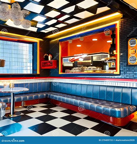 1547 Vintage Retro Diner: A Retro And Vintage-inspired Background ...