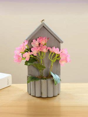 Buy USHA SHRIRAM Pink Spring Hydrangea Artificial Plant Online