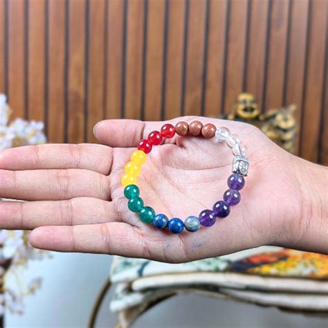 7 Chakra Healing Bracelet (8mm) – Dr. Neeti Kaushik's Shop