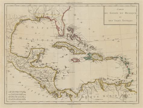 Pierre Tardieu, The West Indies and Central America, 1800 | The Map House