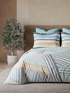 DDecor King Size Bedsheet 164 Thread Count Cotton with 4 Pillow Covers ...