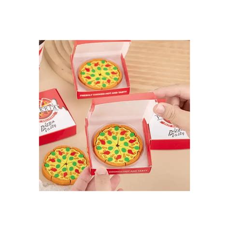 Buy Pizza Erasers for Kids, 3D Slices Pizza Eraser in India – The Magic ...