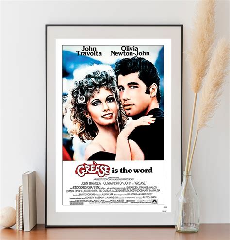 Grease 1978 Reproduction Movie Poster, Canvas Print, Gift Idea ...