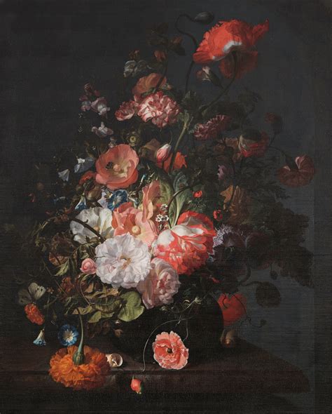 Dutch Still Life with Flowers and Spices painting