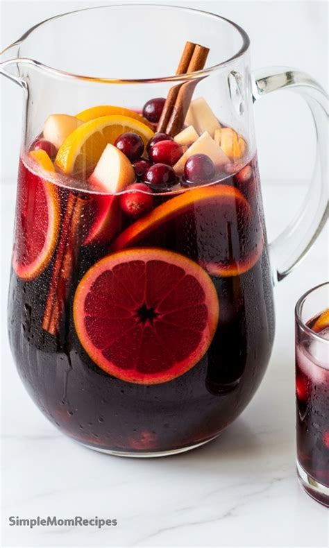 Christmas Sangria Recipe - Simple Mom Recipes