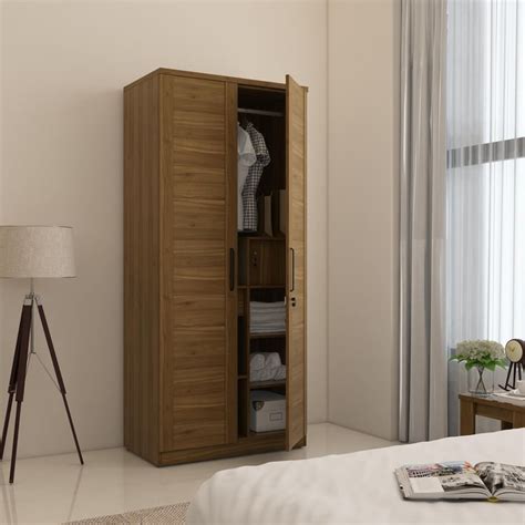 Buy Helios Freddie Two Door Wardrobe with Mirror - 53 X 203 X 90.2 cm ...