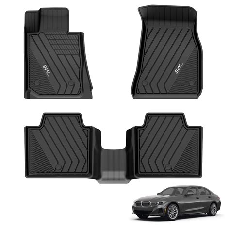 3W Floor Mats Custom Fit for 2019-2024 G20 BMW 3 Series 330i 330e Sedan ...
