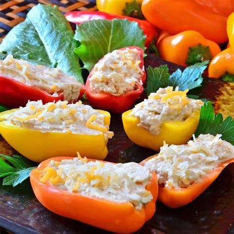 Stuffed Mini Peppers Recipe: Cheesy & Delicious