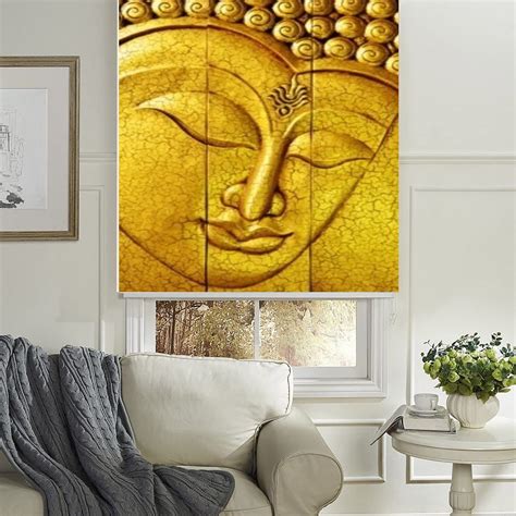 Roller Blind for Window-Gautama Buddha Design Size-8 – Kayra E Commerce ...