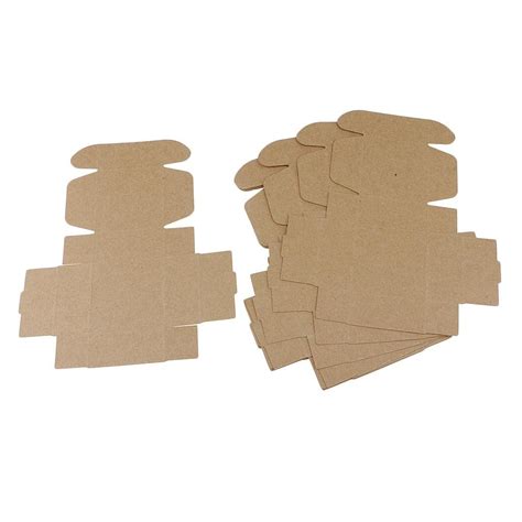 LOOM TREE® 10 Pieces Folding Kraft Paper Box Gift Box Handmade Candle ...