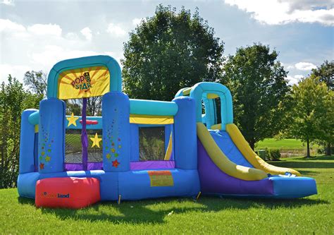 Bounceland Pop Star Inflatable Bounce House Bouncer, Inflatable Bouncers & Bouncy Castles ...