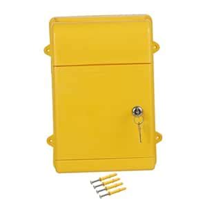 ATORSE Wall Mounted Mailbox Hanging Post Box Collection Box Door House ...