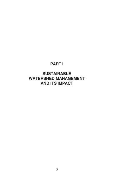 Sustainable Watershed Management - Deendayal Research Institute