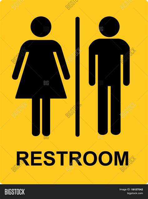 Restroom Sign Vector 的图像结果