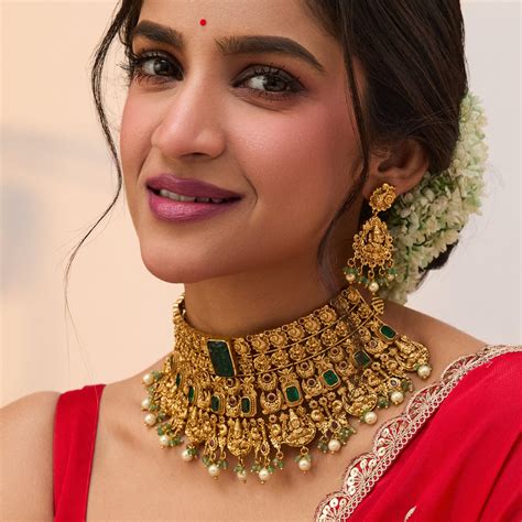 Buy Kanira Antique Choker Set | Tarinika – Tarinika India