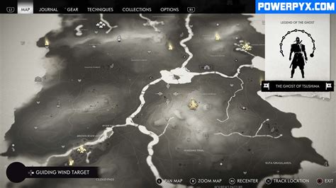 Ghost of Tsushima Full World Map Revealed