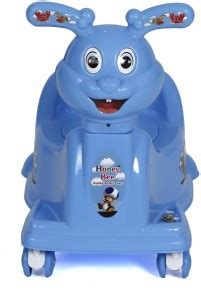 Goyal's Rabbit Style Potty Seat Cum Rider with Wheel and Removable Bowl ...