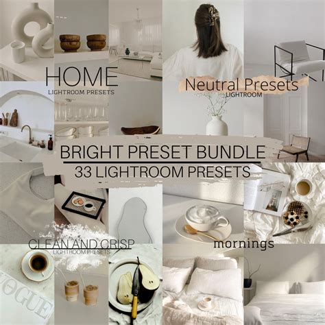 Bright Lightroom Preset Bundle |natural Presets |instagram Presets ...