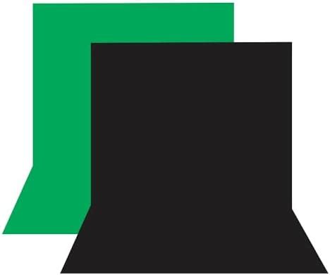 HomeArt 4x8 Ft. Green and Black Wrinkle-Free Screen Backdrop Background ...