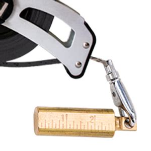 FREEMANS 15m:13mm Carbon Steel Open Reel Dip Measuring Tape-15m/50ft ...