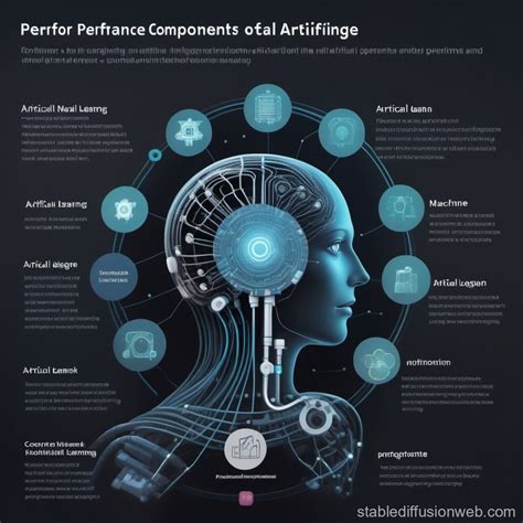 graphic of the performance components of artificial intelligence with the following content ...