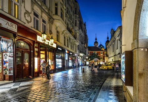 Street Night view, Prague, Czech Republic – Songquan Photography