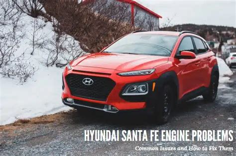 Image result for Hyundai Santa Fe Engine Problems