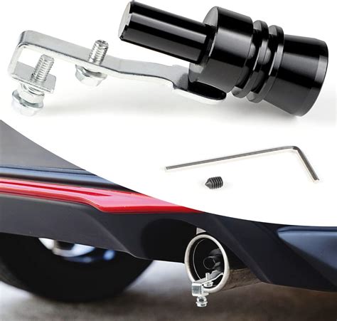 TUTUDOW 1PCS Universal Turbo Exhaust Whistle-Car Sound Exhaust Simulator Turbo Whistle，Blow-off ...