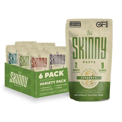 Amazon.com : It’s Skinny Pasta Variety Pack - Pre-cooked Low Carb Pasta ...