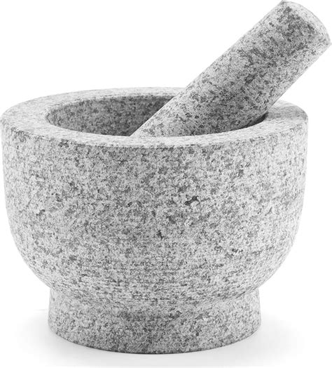CO-Z Granite Mortar and Pestle - Large Heavy Duty India | Ubuy