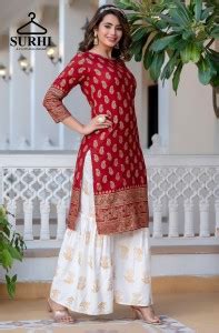 Surhi Women Kurta Palazzo Set - Buy Surhi Women Kurta Palazzo Set ...