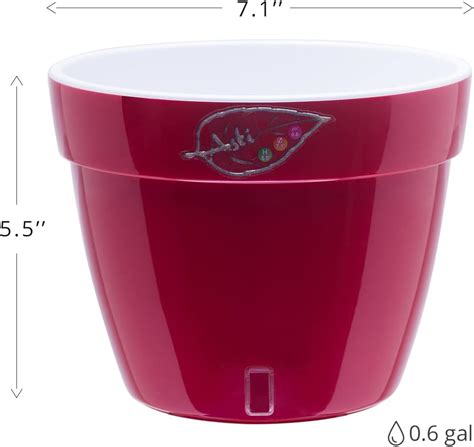 Buy DECOPOTS - 3 Pack - 7.1 Inch - Self Watering Planter - Modern ...