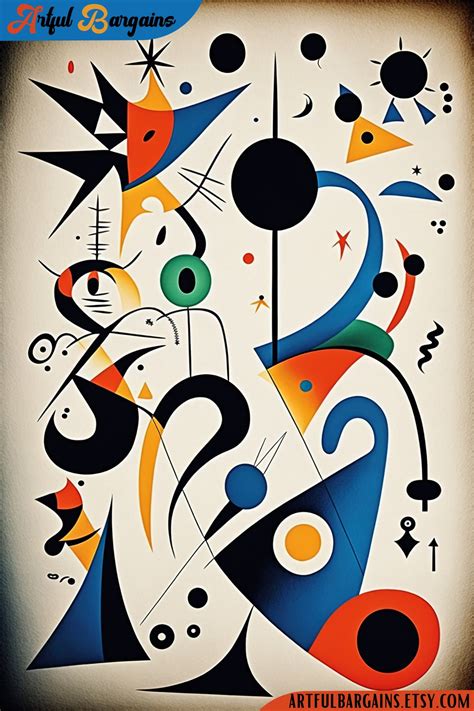 Joan Miro Art Print, Miro Inspired Printable Wall Art, Miro Poster ...