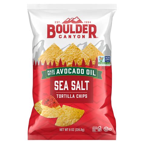 Boulder Canyon Avocado Oil Sea Salt Tortilla Chips – Utz Quality Foods