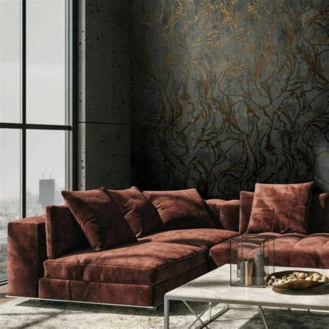 non-woven wallpaper black graphic for living room bedroom wallpaper ...