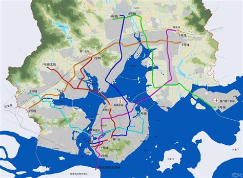 厦门地铁规划图，2021厦门地铁规划，最新厦门地铁规划线路图-厦门本地宝