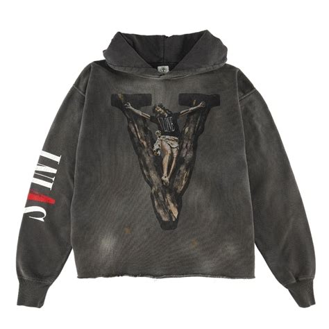 Men's Saint Mxxxxxx x VLONE Hoodie in Black | Vlone hoodie, Hoodies ...