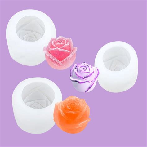 Buy Set of 3 Rose Molds Online | Flower Molds – MATIN IMPEX