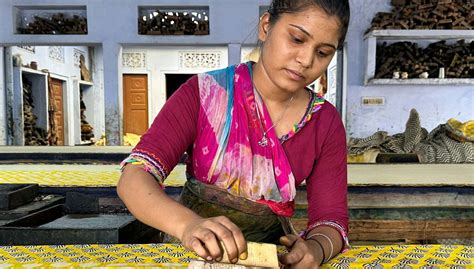 Taller de estampado tradicional en Jaipur, Jaipur Sub-District ...