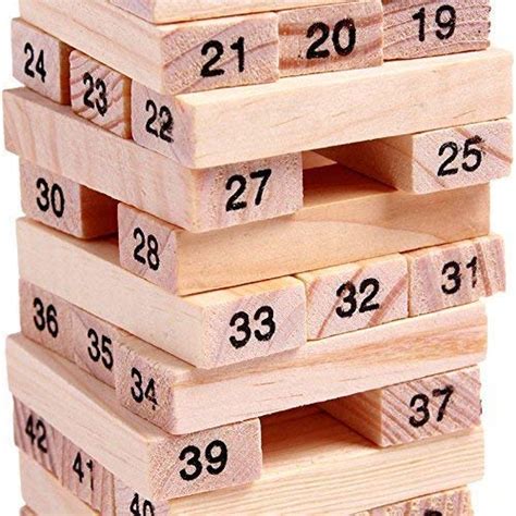 Goyal's Wooden Tile Blocks Puzzle Game for Kids and Adult, Stacking To