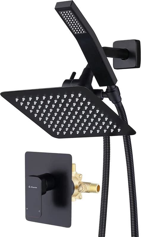 G-Promise All Metal Shower Faucet Set, Dual Square India | Ubuy