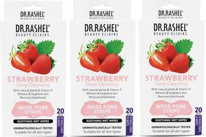 DR.RASHEL Strawberry Nose Strips For Whiteheads & Blackheads Remover ...
