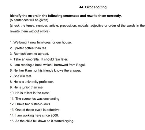 "I am reading a book which I borrowed from Rahul "# Identify the error ...