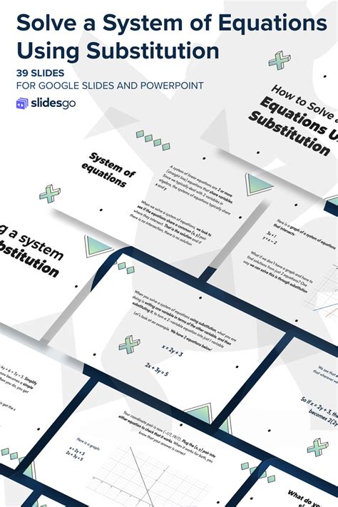 System of Equations Using Substitution 的图像结果